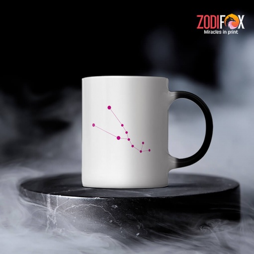 dramatic Taurus Pink Mug zodiac sign gifts for horoscope and astrology lovers – TAURUS-M0013