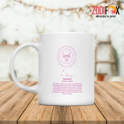 wonderful Taurus Pink Mug zodiac sign gifts for horoscope and astrology lovers – TAURUS-M0013