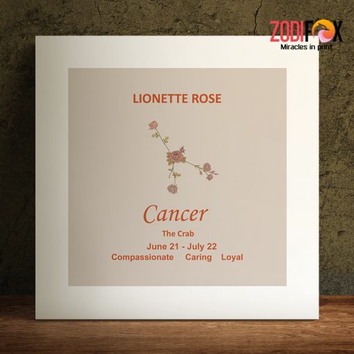 wonderful Cancer Caring Canvas zodiac-themed gifts– CANCER0014