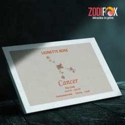 wonderful Cancer Caring Canvas signs of the zodiac gifts – CANCER0014