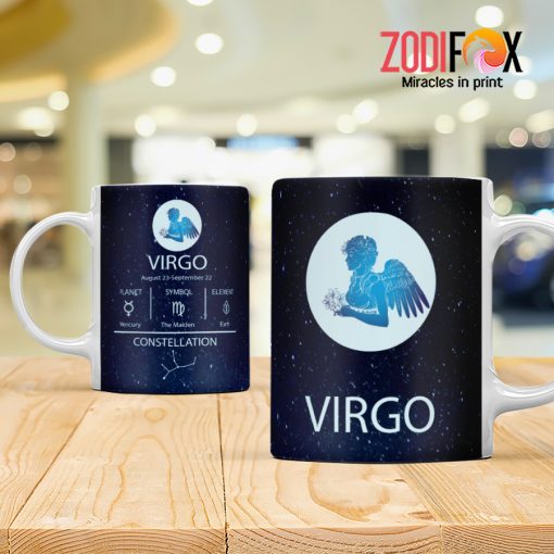wonderful Virgo Zodiac Mug birthday zodiac sign presents for astrology lovers – VIRGO-M0014