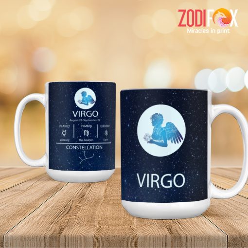 lovely Virgo Zodiac Mug birthday zodiac sign presents for astrology lovers – VIRGO-M0014