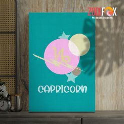 awesome Capricorn Planet Canvas zodiac birthday gifts– CAPRICORN0015