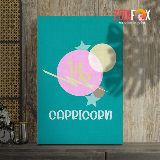 awesome Capricorn Planet Canvas zodiac birthday gifts– CAPRICORN0015