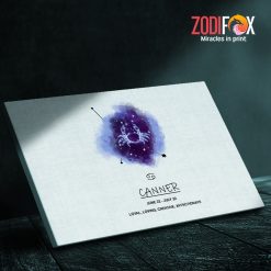 hot Cancer Creative Canvas birthday zodiac presents for horoscope and astrology lovers– CANCER0015