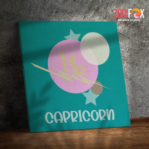 personality Capricorn Planet Canvas signs of the zodiac gifts– CAPRICORN0015