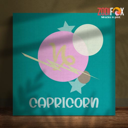 personality Capricorn Planet Canvas gifts based on zodiac signs – CAPRICORN0015