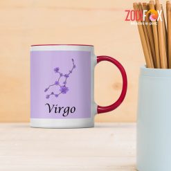 personalised Virgo Flower Mug birthday zodiac sign gifts for horoscope and astrology lovers – VIRGO-M0015