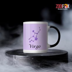 high quality Virgo Flower Mug birthday zodiac sign gifts for horoscope and astrology lovers – VIRGO-M0015