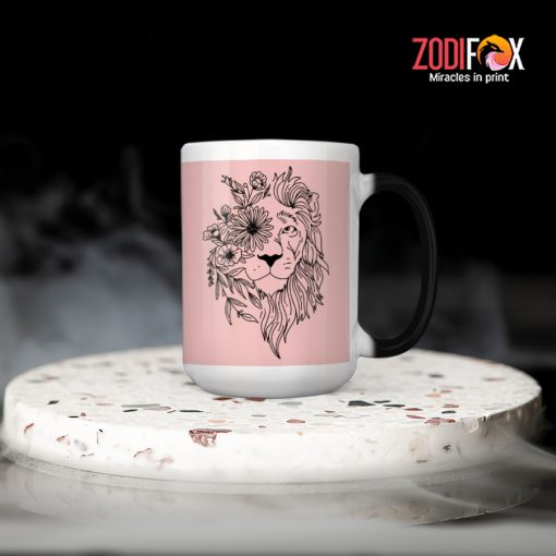 best Leo Flower Mug zodiac presents for astrology lovers – LEO-M0015