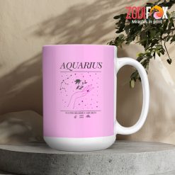 beautiful Aquarius Hand Mug zodiac-themed gifts – AQUARIUS-M0015