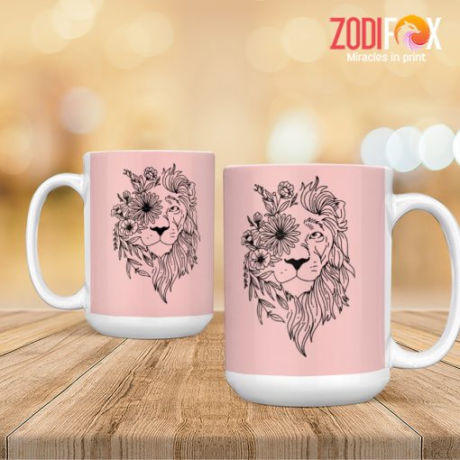 latest Leo Flower Mug birthday zodiac presents for astrology lovers – LEO-M0015