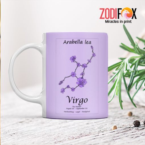 various Virgo Flower Mug birthday zodiac sign gifts for horoscope and astrology lovers – VIRGO-M0015
