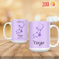 lively Virgo Flower Mug birthday zodiac sign gifts for horoscope and astrology lovers – VIRGO-M0015