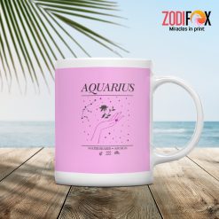 pretty Aquarius Hand Mug sign gifts – AQUARIUS-M0015