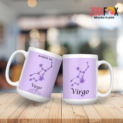 hot Virgo Flower Mug birthday zodiac sign gifts for horoscope and astrology lovers – VIRGO-M0015