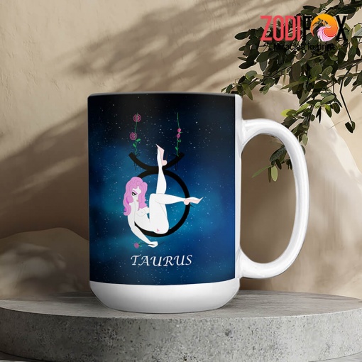 interested Taurus Girl Mug zodiac gifts for horoscope and astrology lovers – TAURUS-M0017