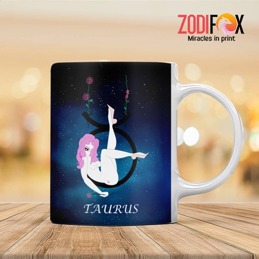 hot Taurus Girl Mug zodiac gifts for horoscope and astrology lovers – TAURUS-M0017