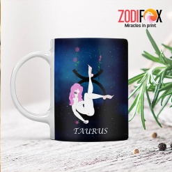 dramatic Taurus Girl Mug zodiac gifts for horoscope and astrology lovers – TAURUS-M0017