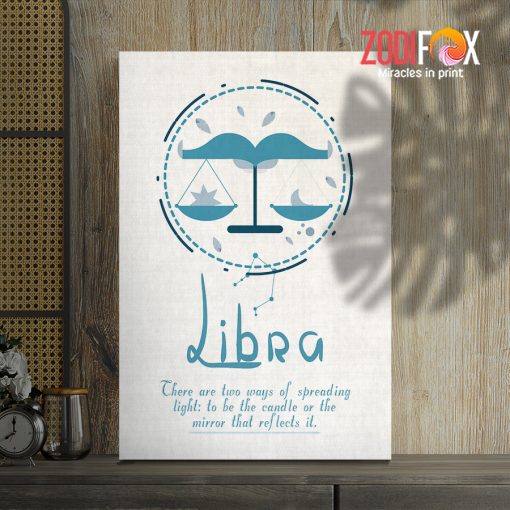 special Libra Symbol Canvas zodiac sign presents for horoscope and astrology lovers – LIBRA0018