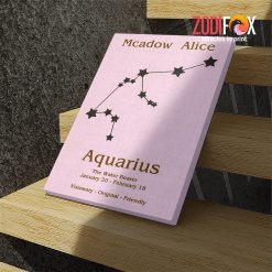 latest Aquarius Friendly Canvas gifts based on zodiac signs– AQUARIUS0018