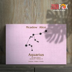 latest Aquarius Friendly Canvas zodiac sign gifts for astrology lovers– AQUARIUS0018