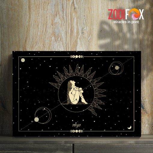 interested Virgo Sun Canvas birthday zodiac sign gifts for astrology lovers – VIRGO0018