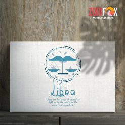 great Libra Symbol Canvas birthday zodiac gifts for horoscope and astrology lovers – LIBRA0018