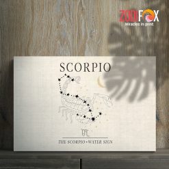 amazing Scorpio Constellation Canvas zodiac lover gifts – SCORPIO0018