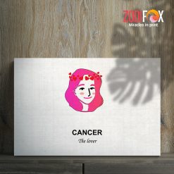 various Cancer Woman Canvas sign gifts– CANCER0018