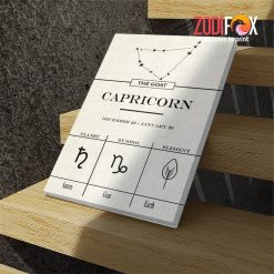 interested Capricorn Horoscope Canvas zodiac presents for horoscope and astrology lovers– CAPRICORN0018