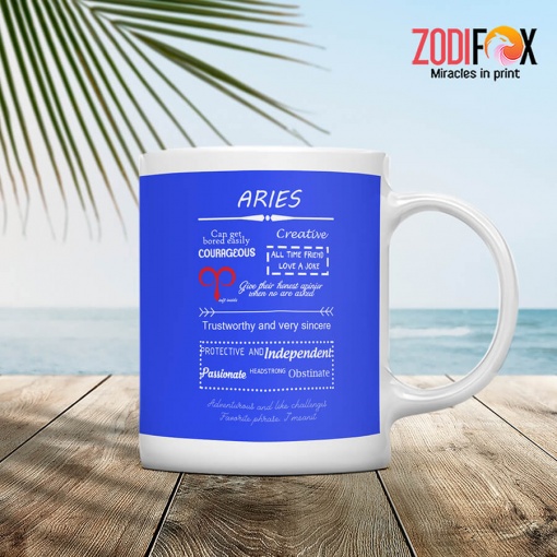 cool Aries Creative Mug birthday zodiac gifts for horoscope and astrology lovers – ARIES-M0018