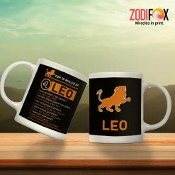 best Leo Art Mug birthday zodiac gifts for astrology lovers – LEO-M0018