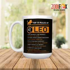 great Leo Art Mug zodiac sign gifts for astrology lovers – LEO-M0018