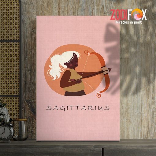 unique Sagittarrius Girl Canvas zodiac presents for horoscope and astrology lovers – SAGITTARIUS0019