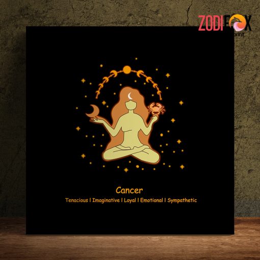 beautiful Cancer Loyal Canvas astrology gifts– CANCER0002