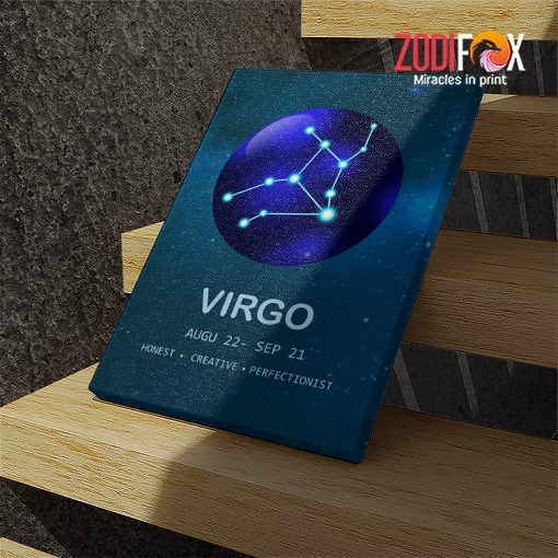 amazing Virgo Honest Canvas horoscope lover gifts – VIRGO0002