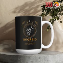 personality Scorpio Powerful Mug birthday zodiac sign gifts for horoscope and astrology lovers – SCORPIO-M0002