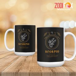 cute Scorpio Powerful Mug birthday zodiac sign gifts for horoscope and astrology lovers – SCORPIO-M0002