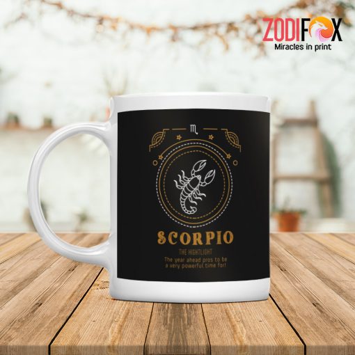 unique Scorpio Powerful Mug birthday zodiac sign gifts for horoscope and astrology lovers – SCORPIO-M0002