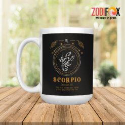 awesome Scorpio Powerful Mug birthday zodiac sign gifts for horoscope and astrology lovers – SCORPIO-M0002