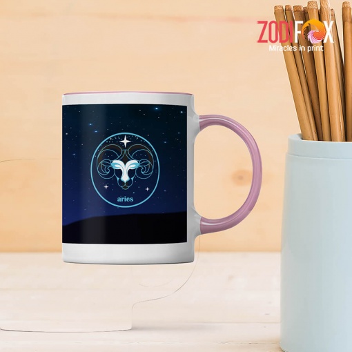 pretty Aries Ram Mug zodiac sign presents for horoscope and astrology lovers – ARIES-M0020