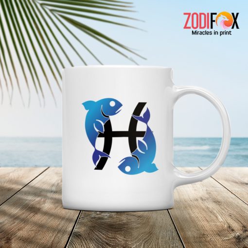 cool Pisces Blue Mug birthday zodiac gifts for astrology lovers – PISCES-M0020