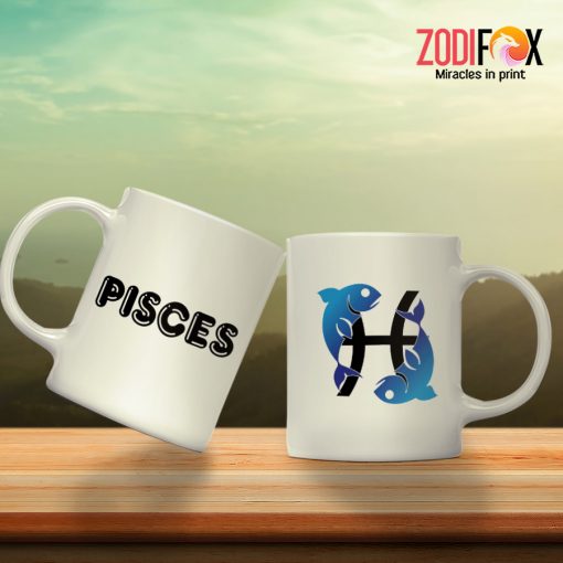 hot Pisces Blue Mug birthday zodiac gifts for astrology lovers – PISCES-M0020