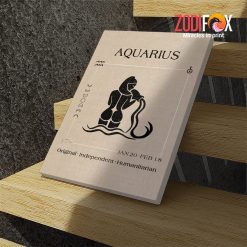 high quality Aquarius Original Canvas astrology lover gifts– AQUARIUS0021