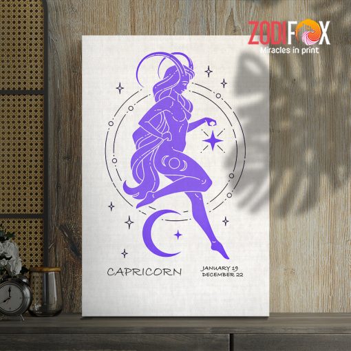 wonderful Capricorn Woman Canvas ff – CAPRICORN0021