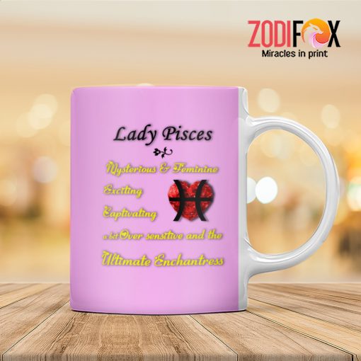 dramatic Pisces Heart Mug zodiac related gifts – PISCES-M0021