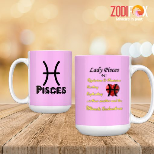 high quality Pisces Heart Mug signs of the zodiac gifts – PISCES-M0021