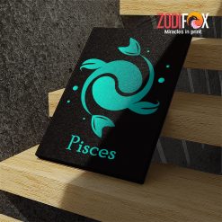 best Pisces Green Canvas birthday zodiac sign presents for astrology lovers – PISCES0022