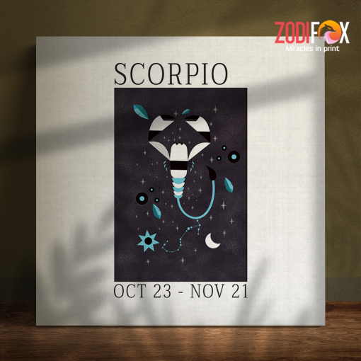 amazing Scorpio Graphic Canvas birthday zodiac sign presents for astrology lovers – SCORPIO0022